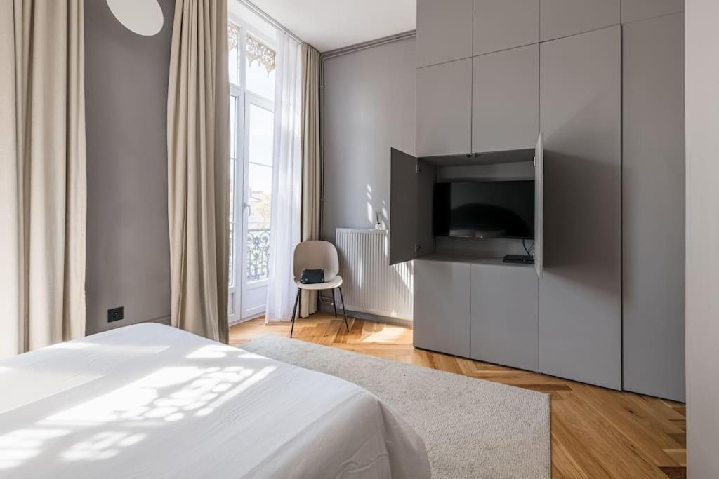 Beige Hospitalite - Apotheose Luxueux- 3 Chambres - Parking Prive 圣艾蒂安 外观 照片